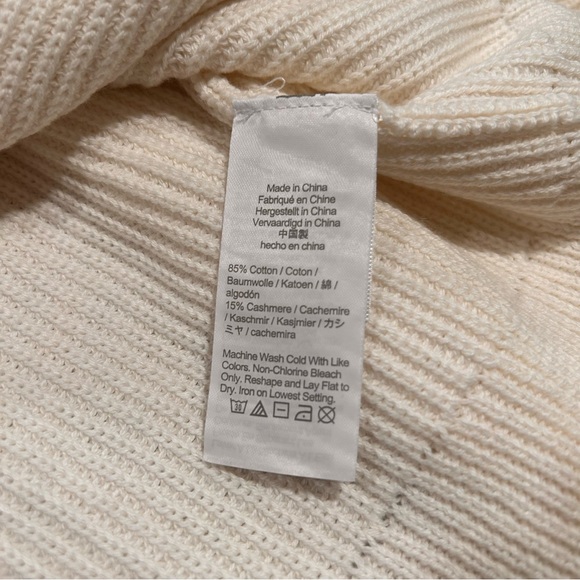 J.Crew cream oversized knit cardign with front pockets - Size small - Picture 9 of 10